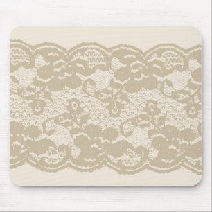 Beige snöre musmatta