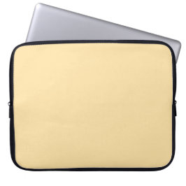 Beige Solid Färg Laptop Fodral