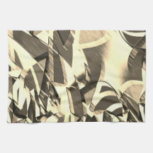 Beige streaks på en brun, förbryllad bild