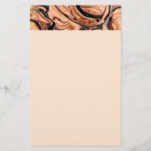 Beige Svart Marmor Abstrakt Mönster Bakgrund Brevpapper