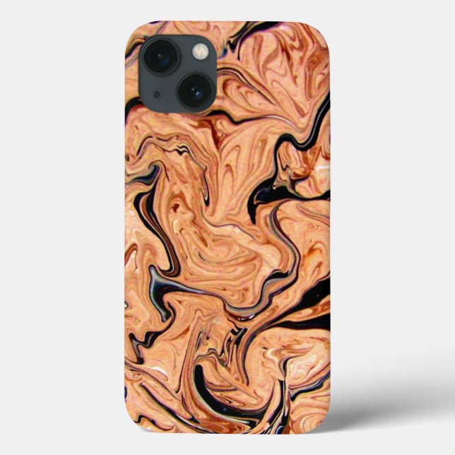 Beige Svart Marmor iPhone 6, Tough Xtreme (Baksida)