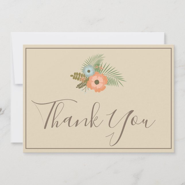 Beige Tack BeSnyval blommigt (Framsida)