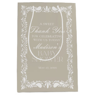 Beige Talavera Tile Fiesta Baby Shower Favors favo