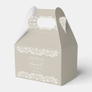 Beige Talavera Tile Fiesta Baptism Dessert Presentaskar