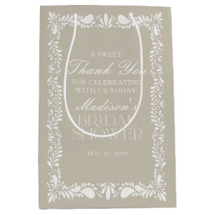 Beige Talavera Tile Fiesta Möhippa Favors