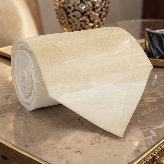 Beige Tan Akvarell Skräddarsydd slips (Skapare uppladdad)