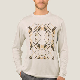 Beige Taupe Symmetrical Southwest Abstrakt T Shirt