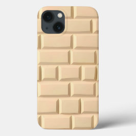 Beige Tegel Mönster iPhone Fodral Modern Stil