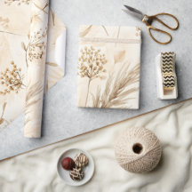 Beige Torkad Blomma Botanisk