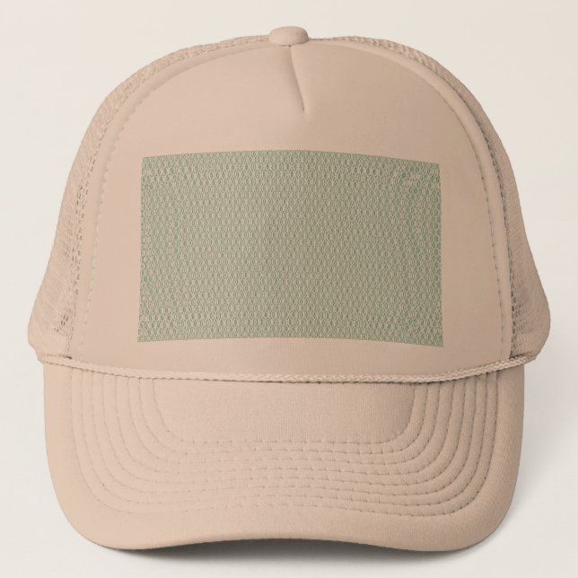 Beige Truckerhatt | Minimalistisk Anpassad Design Keps (Framsida)