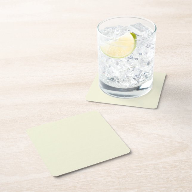 Beige Underlägg Papper Kvadrat (Insitu)