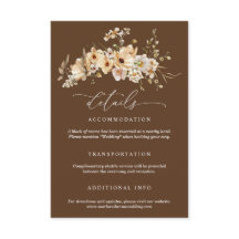Beige Vilda Blommor Bröllopsdetaljer