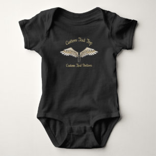 Beige Vingar Baby Bodykostdräkt T Shirt