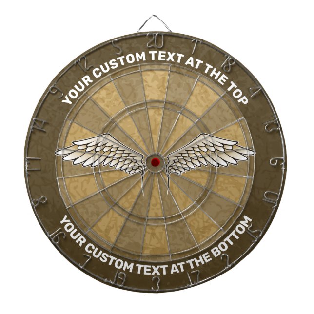 Beige Vingar Dart Board Darttavla (Framsidan)