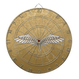 Beige vingar darttavla