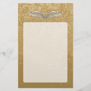 Beige vingar flygblad