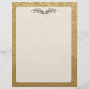 Beige vingar reklamblad