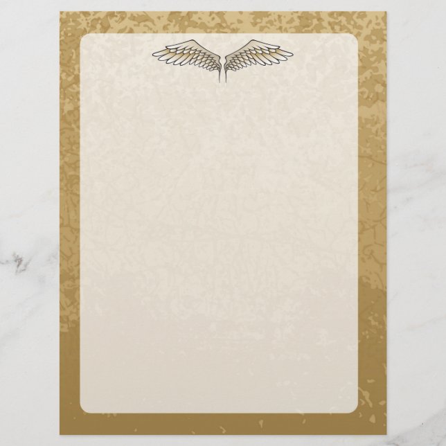 Beige vingar reklamblad (Framsidan)