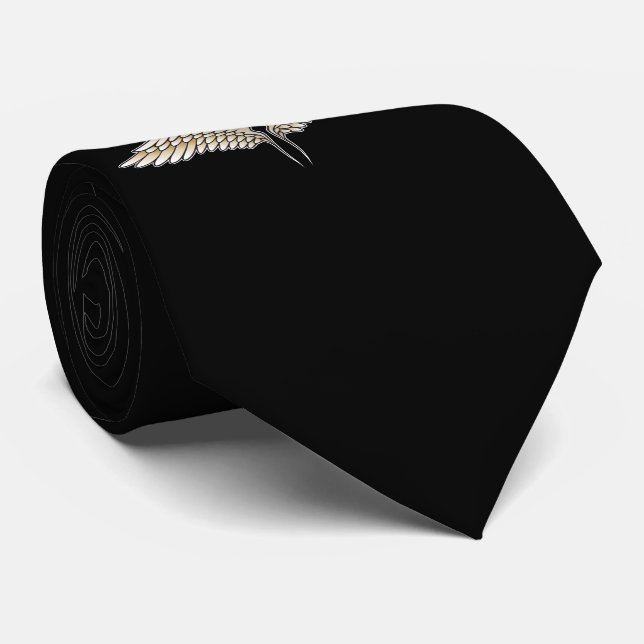 Beige vingar slips (Rullad)