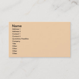 Beige Visitkort