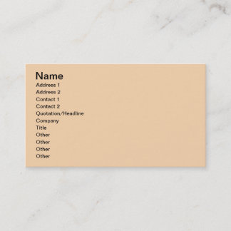 Beige Visitkort