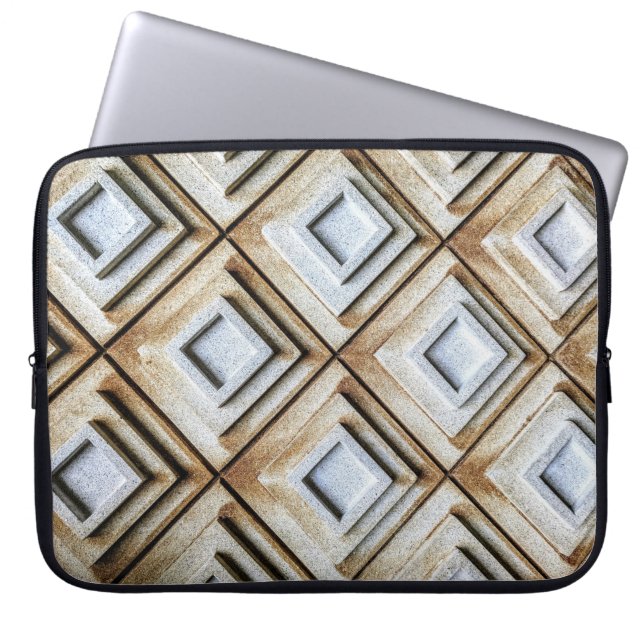 Beige yta laptop fodral (Framsidan)