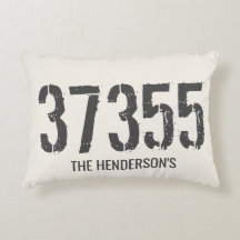 Beige Zip-kodsfamiljen Namn Anpassningsbar