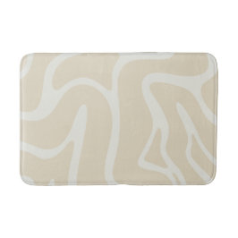 BeigeCream Organic Contemporary Minimalistic Badrumsmatta