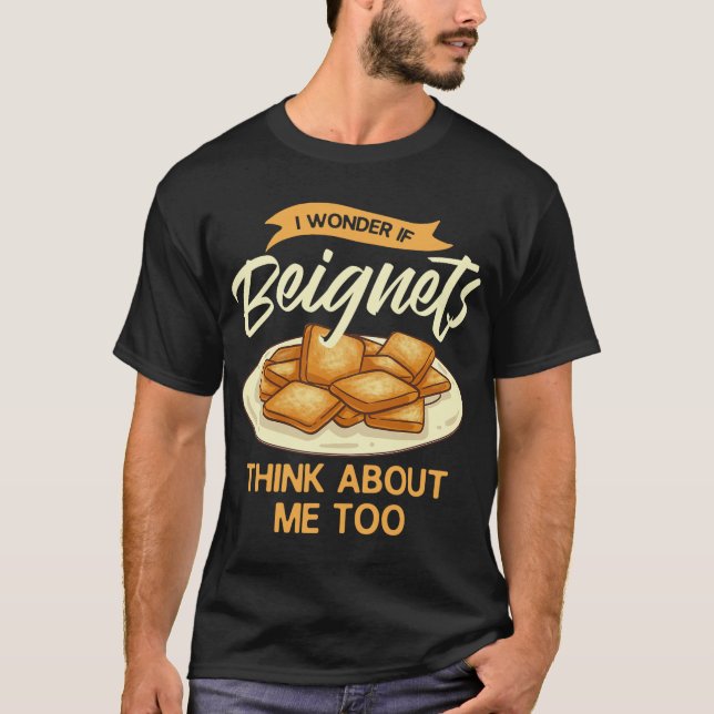 Beignet New Orleans French Quarter  T Shirt (Framsida)
