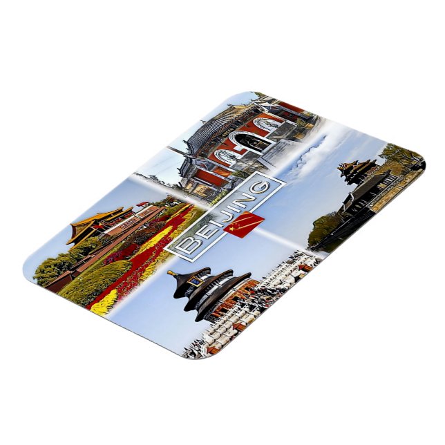 Beijin - China - Mosaic - Magnet (Vänstra Sidan)