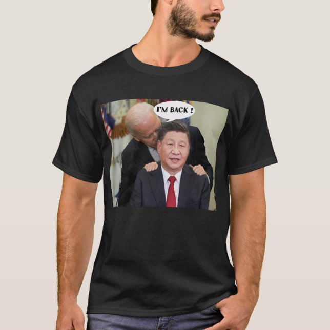 BEIJING BIDEN I ÄR BAKGRUNDSÅR T SHIRT (Framsida)
