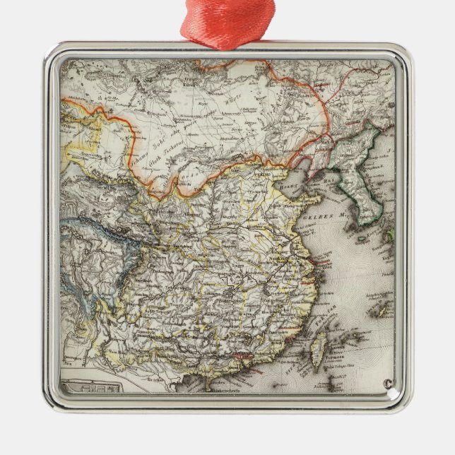 Beijing china julgransprydnad metall (Framsidan)