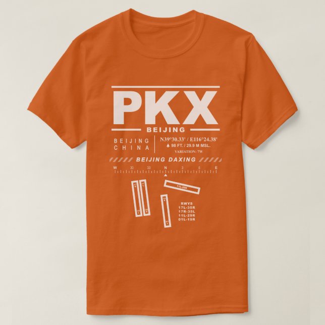 Beijing Daxing Internationell flygplats PKX T-Shir T Shirt (Design framsida)