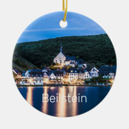 Beilstein Mosel Rheinland-Pfalz Tyskland Julgransprydnad Keramik