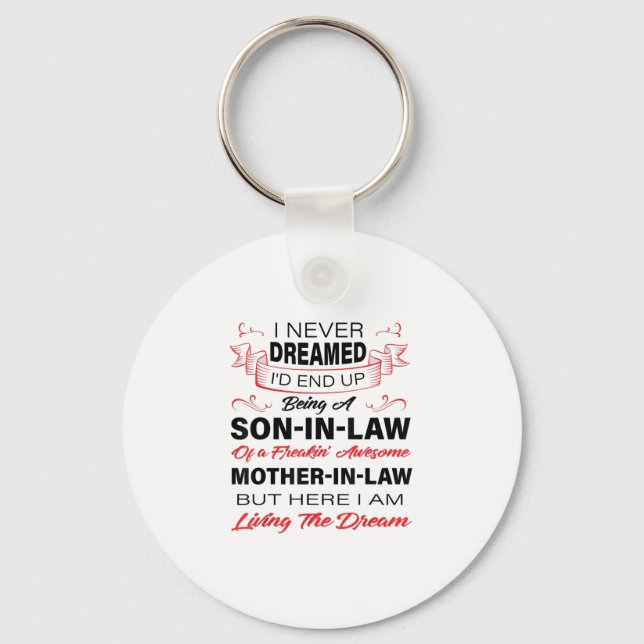 Being A Son In Law Gift For Your Son Nyckelring (Framsida)