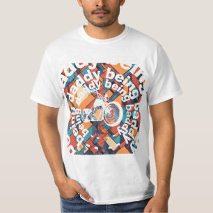 "Being Daddy Being Baddy" Chopper Daddy Geometrisk T Shirt