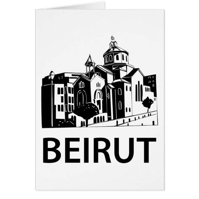 Beirut Hälsningskort (Framsidan)