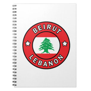 Beirut Libanon Anteckningsbok