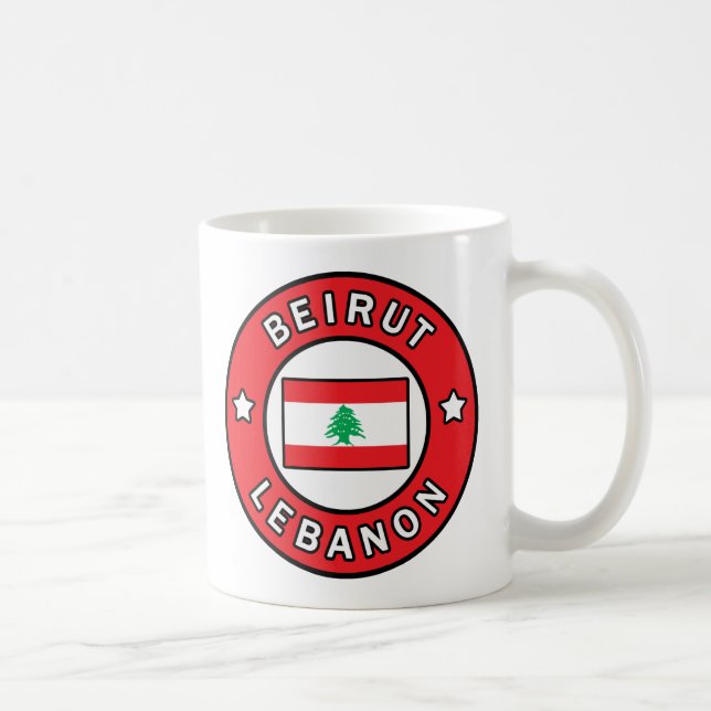 Beirut Libanon Kaffemugg (Höger)