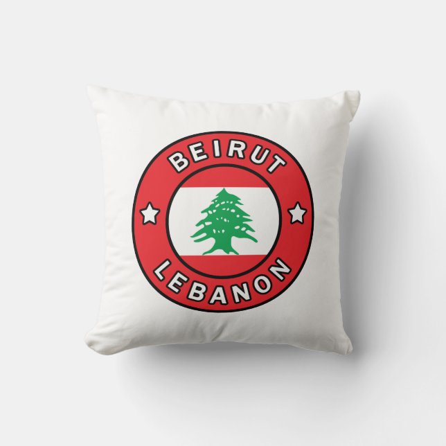 Beirut Libanon Kudde (Framsida)
