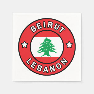 Beirut Libanon Pappersservett