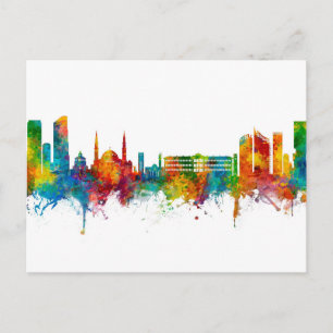 Beirut Libanon Skyline Vykort