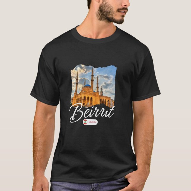 Beirut Libanon Souvenir Beirut T Shirt (Framsida)