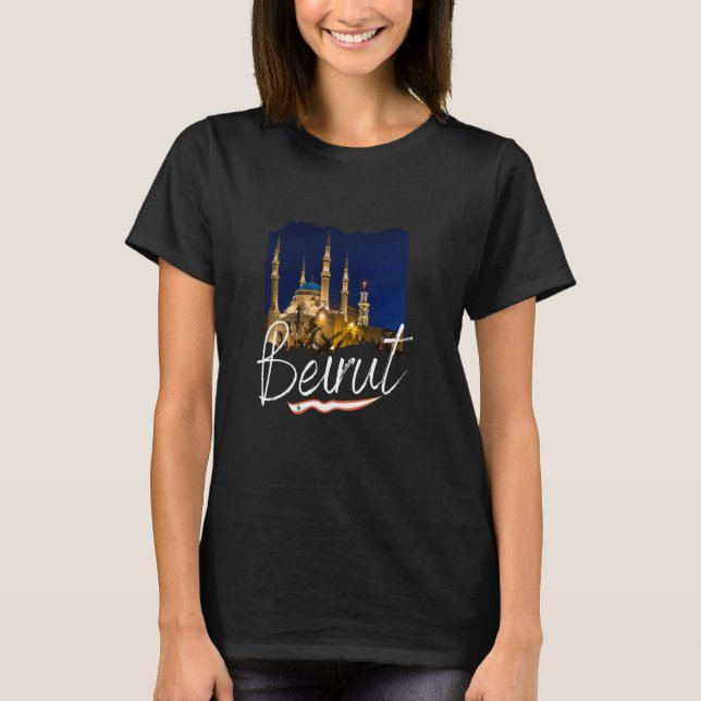 Beirut Libanon Souvenir Beirut T Shirt (Framsida)