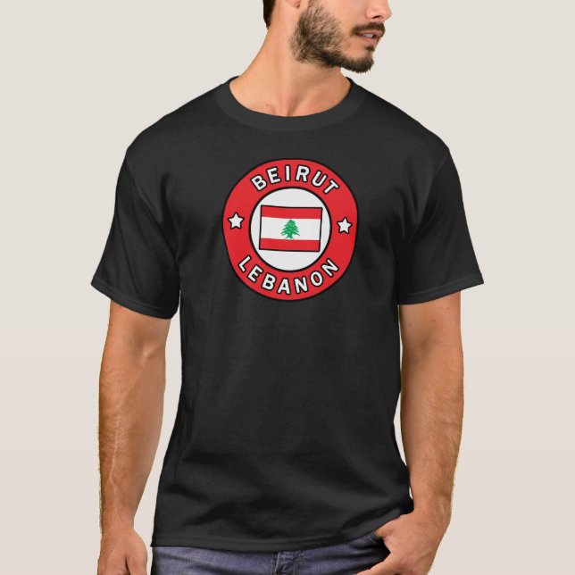 Beirut Libanon T Shirt (Framsida)