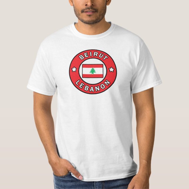 Beirut Libanon T Shirt (Framsida)
