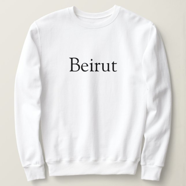 Beirut Libanon T Shirt (Design framsida)