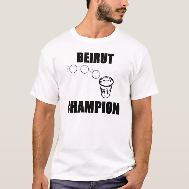 Beirut mästare tee shirt (Framsida)