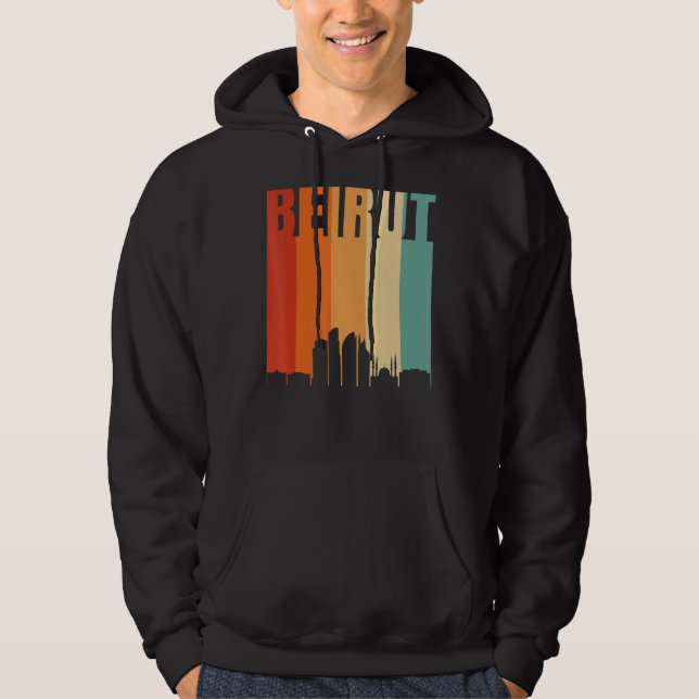 Beirut Skyline Hoodie (Framsida)