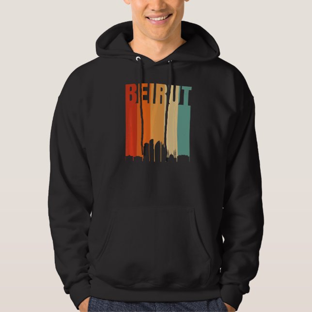 Beirut Skyline Hoodie (Framsida)
